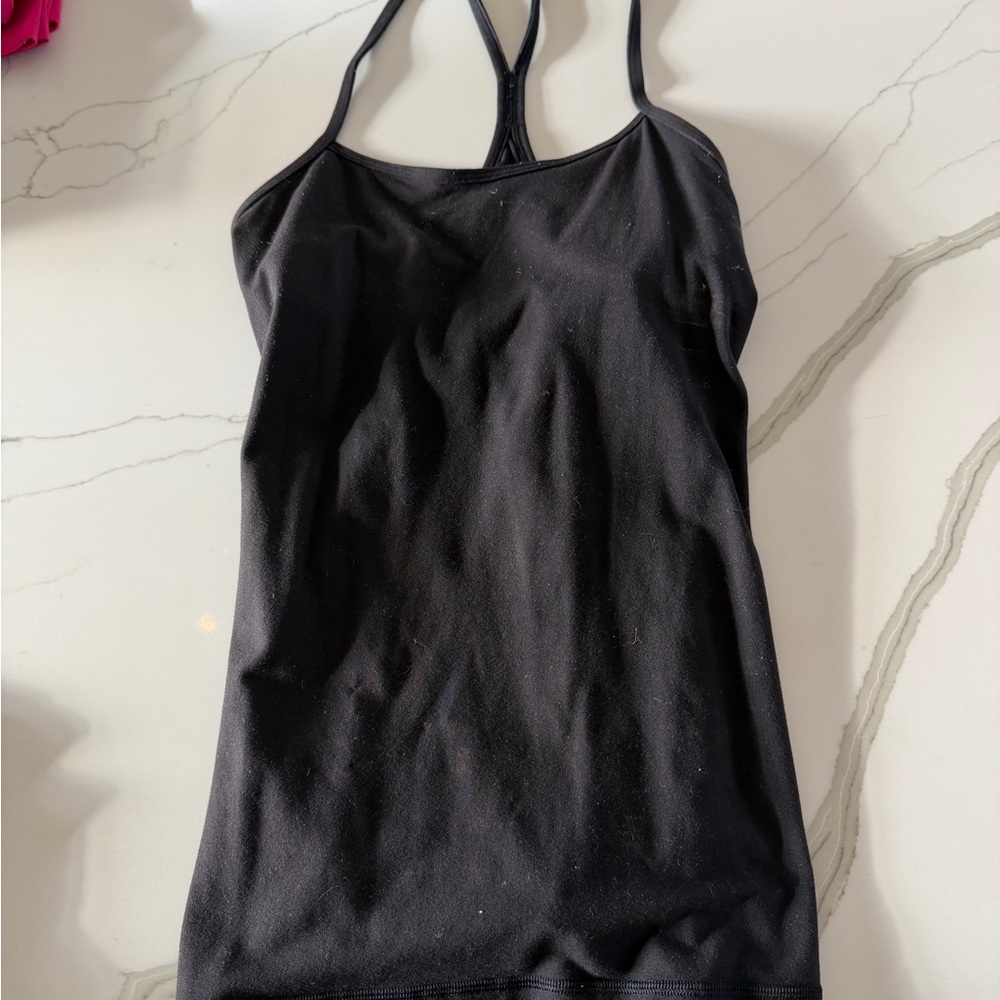 lululemon athletica Black Tank Top